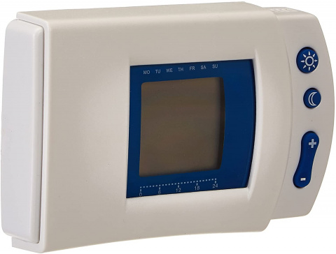 Radiateur sèche-serviette électrique 750W - Inertie sèche - Écran LCD -  Barres plates - Blanc - Voltman